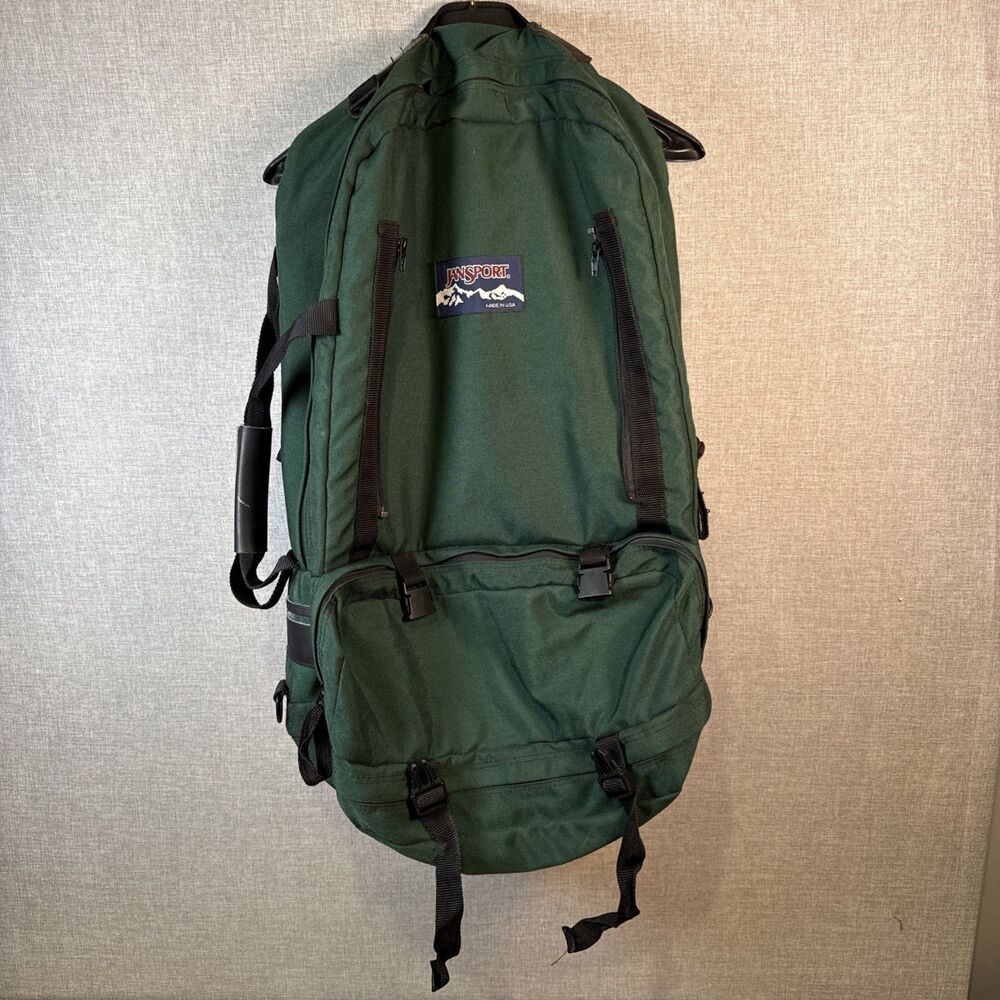Vtg 90s JanSport Convertible Travel Pack Duffel Backpack USA Mint Hiking Camping